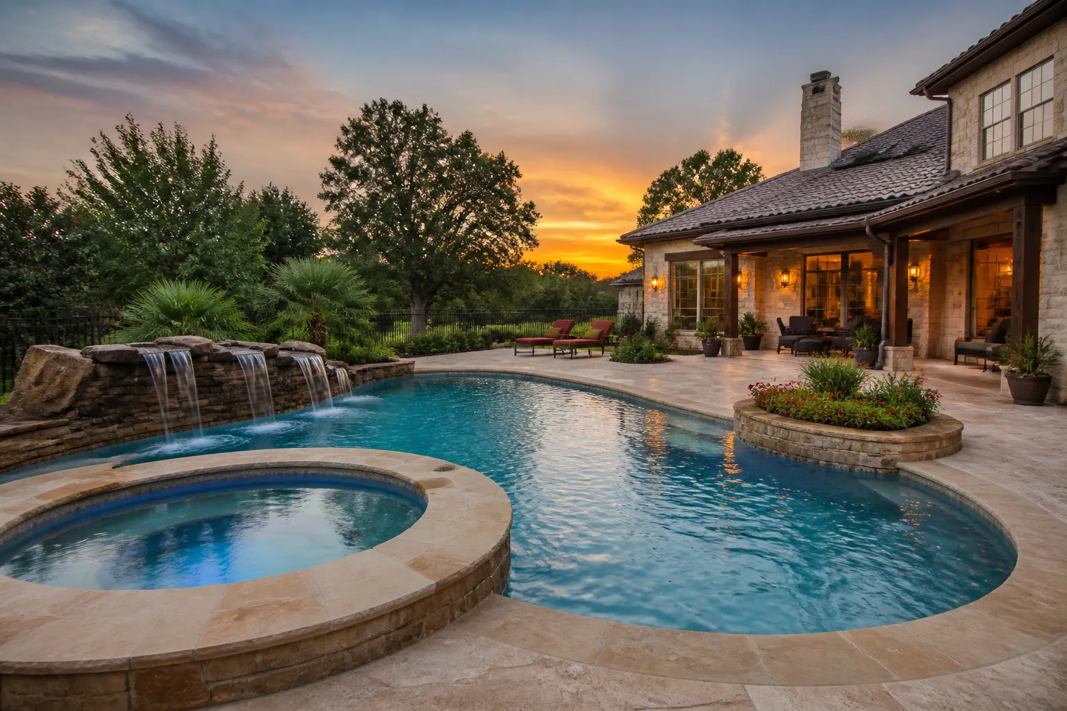 Luxury Backyard Pool