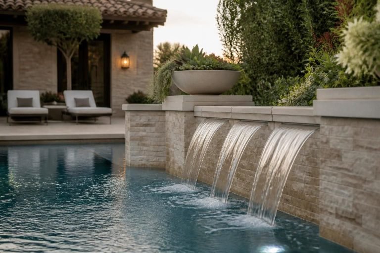 Best Pool Water Features for a Luxury Backyard
