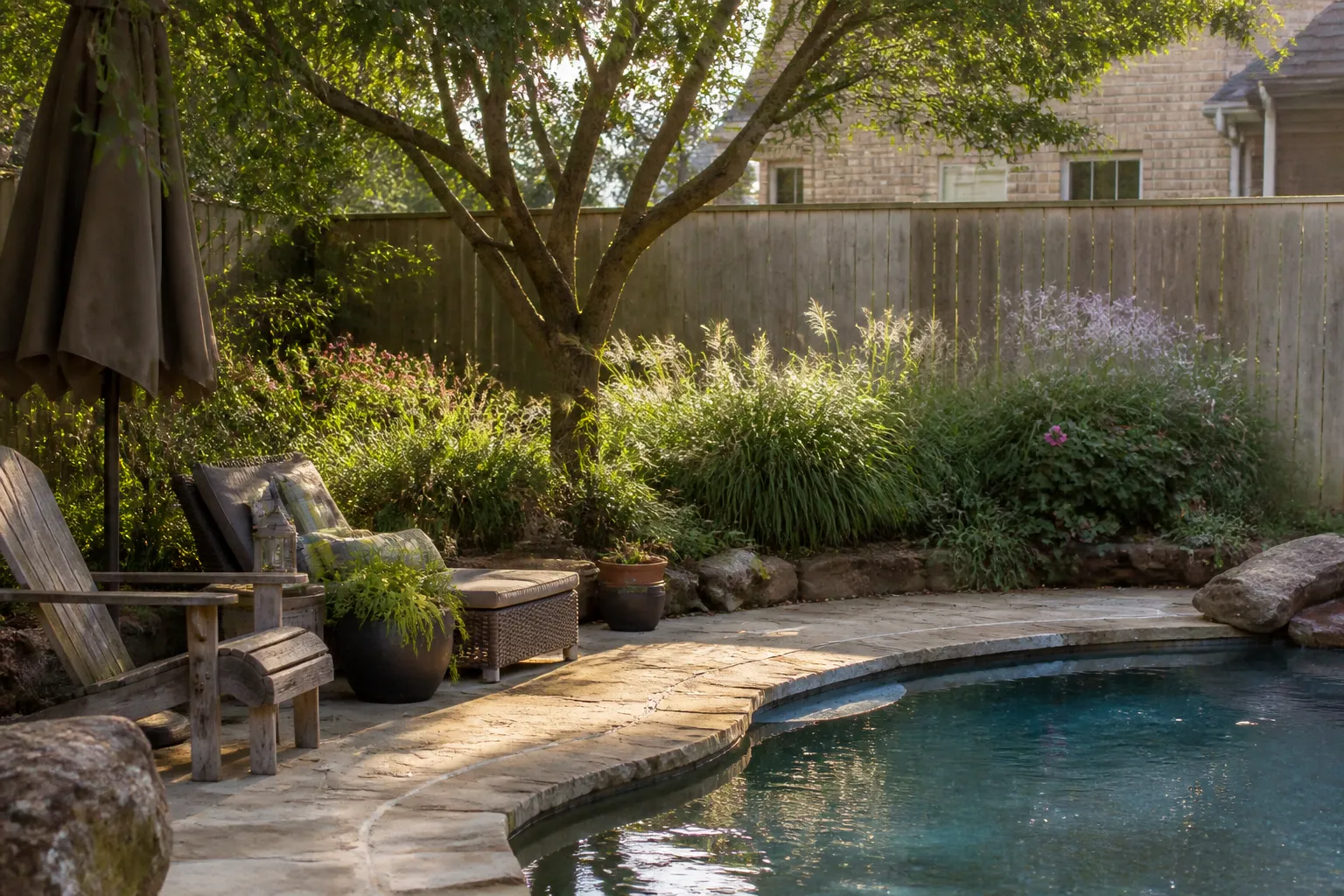 Fulshear Custom Pools work detail